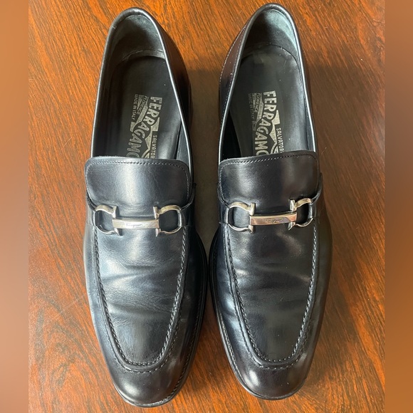 Ferragamo Gancio Foster Bit Calfskin Leather Loafer - Picture 3 of 12